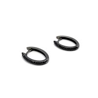 Earrings Golay Woman in Gold Diamante Black 0.50 Ct ONE05N - ONE05N